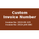 Custom Invoice Number
